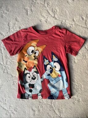 5T Cartoon Graphic Short Sleeve Tee, Used